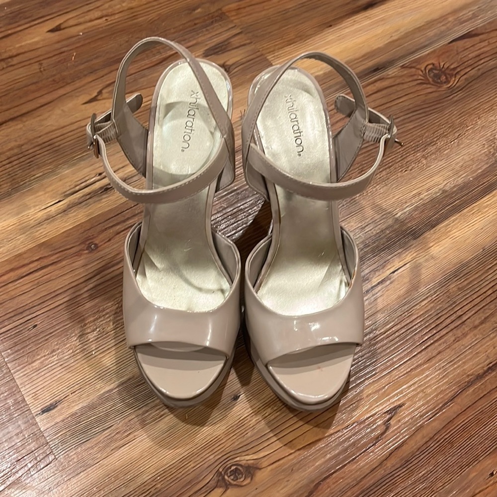 xhilaration nude heels